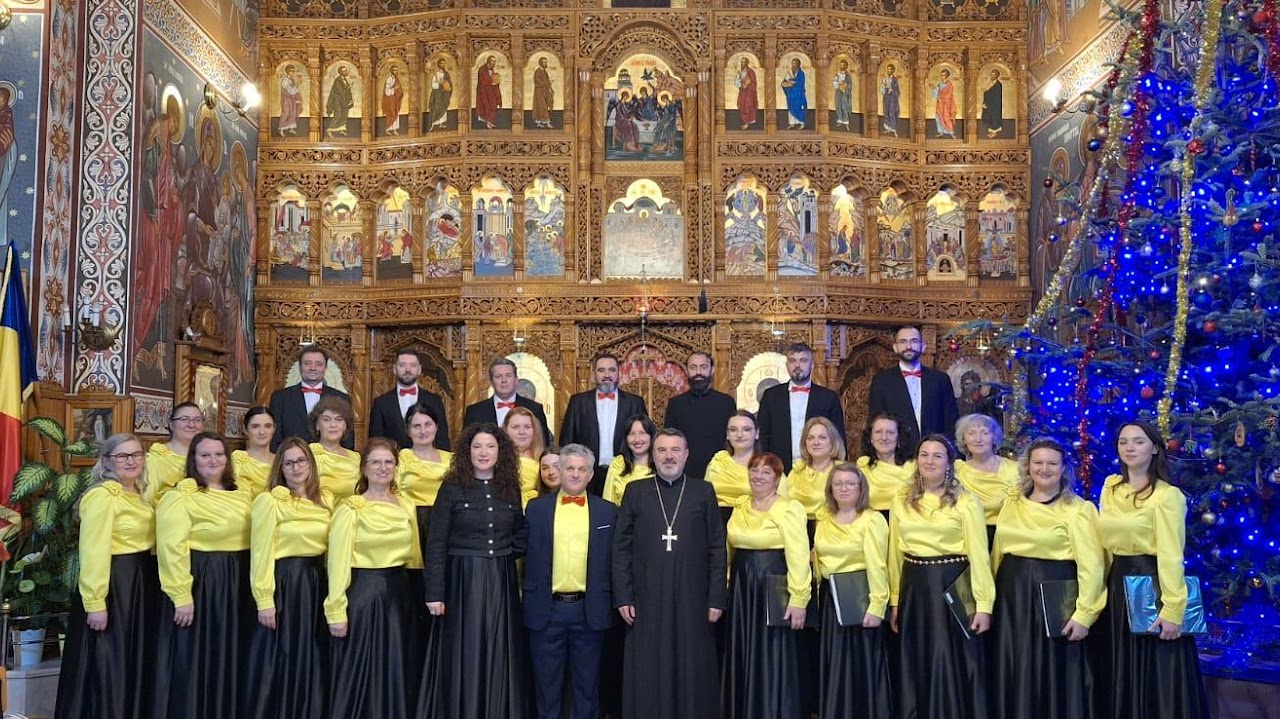 Corala Preot Nicolae Belean în biserică